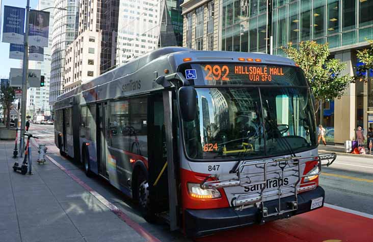 SamTrans New Flyer Xcelsior XD60 847